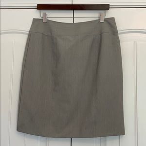 Grey Suiting Pencil Skirt